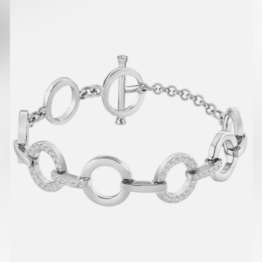 SWAROVSKI Circle Clear Crystal Bracelet